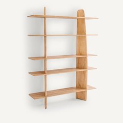 Iloss Solid Oak Bookcase AM.PM image
