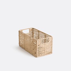 Cesto dobrável, em papel entrançado, Lahjar LA REDOUTE INTERIEURS image