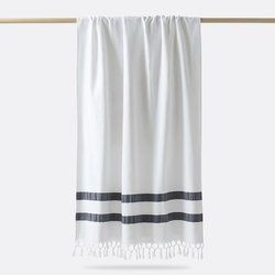 XL-Fouta-Badetuch Antalya mit Frottee, Bio-Baumwolle LA REDOUTE INTERIEURS image