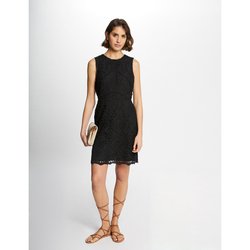 Vestido curto e direito, em renda MORGAN