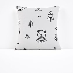 Funda de almohada estampada Forest Camp LA REDOUTE INTERIEURS image