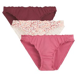 Lot de 3 slips en coton extensible La Redoute Collections La Redoute