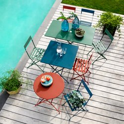 Table pliante rectangulaire, métal fer Ozevan LA REDOUTE INTERIEURS image