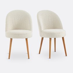 Lot de 2 chaises bouclette, Quilda LA REDOUTE INTERIEURS image