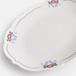 Fuente de porcelana con decoración floral, POPIE LA REDOUTE INTERIEURS image