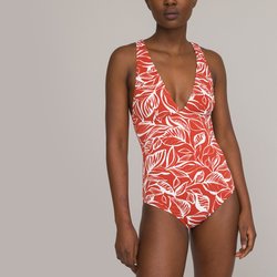Fato de banho triângulo, estampado folhas LA REDOUTE COLLECTIONS image