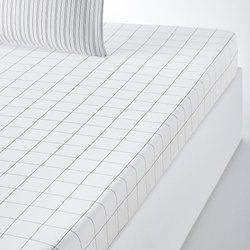 Drap-housse coton lavé Monille LA REDOUTE INTERIEURS image