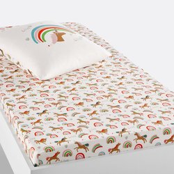 Drap-housse en coton biologique, Licorne LA REDOUTE INTERIEURS image