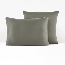 Bérénice Cotton Satin 300 Thread Count Pillowcase EMMA X LA REDOUTE INTERIEURS  image