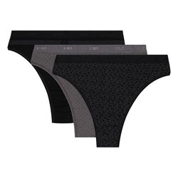 Lote de 3 tangas Les Pockets Coton DIM image