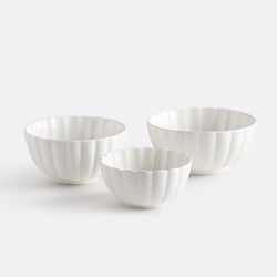 Lote de 3 boles nido, porcelana, YLAN LA REDOUTE INTERIEURS image