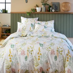 Housse de couette percale de coton, Herbarium LA REDOUTE INTERIEURS image
