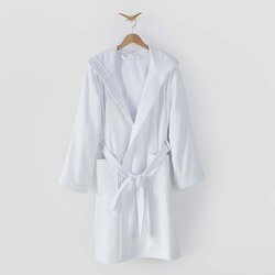 100% Cotton Terrycloth Hooded Bathrobe LA REDOUTE INTERIEURS image