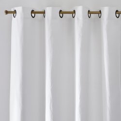 Verduisteringsgordijn in gewassen linnen met oogjes Onega LA REDOUTE INTERIEURS image