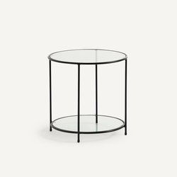 Sybil Tempered Glass Side Table AM.PM image
