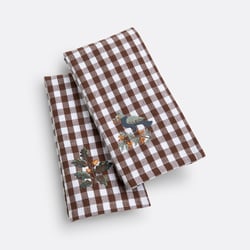 Lot de 2 serviettes de table brodées Bethany LA REDOUTE INTERIEURS image