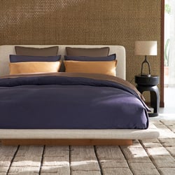 Saria Washed Cotton Sateen Duvet Cover AM.PM image