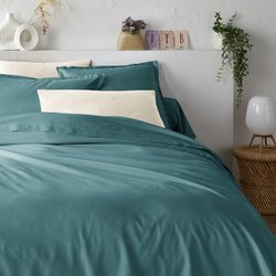 Housse de couette en percale de coton Scenario LA REDOUTE INTERIEURS image