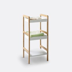 Étagère salle de bain, 3 plateaux, LINDUS SO'HOME image