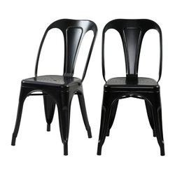 Lot de 2 chaises en métal - INDUS RENDEZ-VOUS DÉCO image