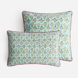 Shandira Block Print Cotton Cushion Cover LA REDOUTE INTERIEURS image