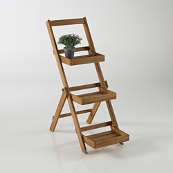 Etagère de jardin 3 niveaux, en acacia, Garden LA REDOUTE INTERIEURS image