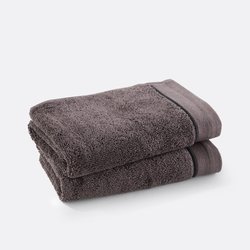 Set van 2 gastendoekjes Victor 675 g/m2 LA REDOUTE INTERIEURS image