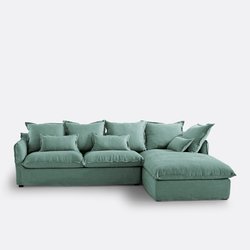 Sofá rinconero de lino, Odna LA REDOUTE INTERIEURS image