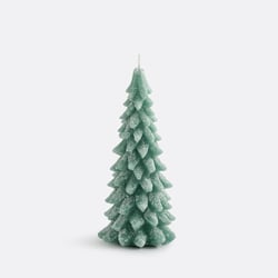 Caspar Wax Candle in Shape of Fir Tree H20cm LA REDOUTE INTERIEURS image