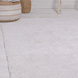 Tapis de salon tufté uni coton SLOW LIFE NAYELI TODAY image