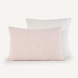 Funda de almohada de lino lavado teñido, Deutzia AM.PM image