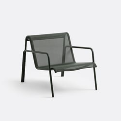 Fauteuil bas de jardin aluminium et textilène Lysa LA REDOUTE INTERIEURS image