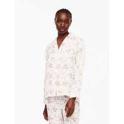 Camisa de manga larga homewear de satén, Mel PASSIONATA image