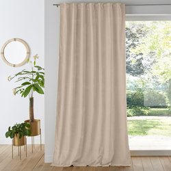 Cortinado em veludo, acabamento com presilhas escondidas, Velvet LA REDOUTE INTERIEURS image