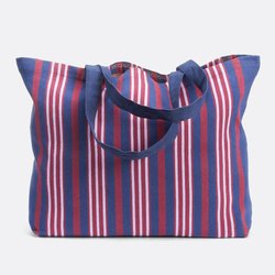 Tote Bag solidario, estampado de rayas - Día de la Mujer LA REDOUTE COLLECTIONS image