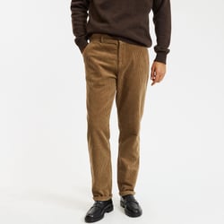 Брюки-чинос из велюра LA REDOUTE COLLECTIONS image