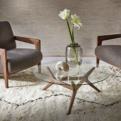 Table basse noyer ø90 cm, Maricielo AM.PM image