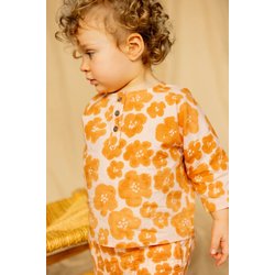 Blouse manches longues avec boutons bois sur l'ava APACHES COLLECTIONS image