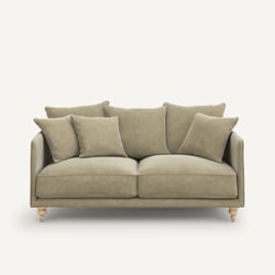 Canapé 3P compact velours stonewashed, Lazare AM.PM image