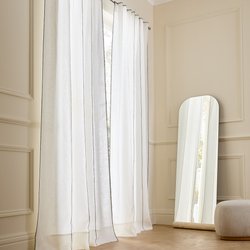 Tojos 100% Washed Linen Hidden Tab Curtain AM.PM image