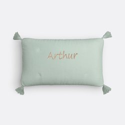 Housse coussin gaze de coton personnalisée Kumla LA REDOUTE INTERIEURS image