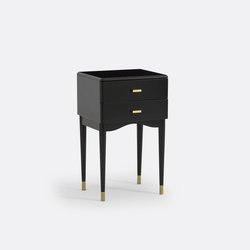 Novani 2-Drawer Birch Bedside Table LA REDOUTE INTERIEURS image