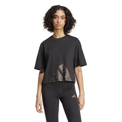 T-shirt ample 3-Stripes print animalier ADIDAS SPORTSWEAR image