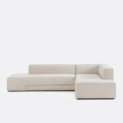 Sofá cama rinconero de poliéster, Ginosa LA REDOUTE INTERIEURS image