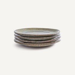 Set of 4 Dénia Reactive Glazed Stoneware Dessert Plates AM.PM image