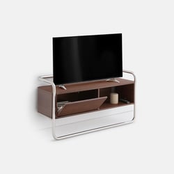 Giorgio TV Stand with 1-Door Cupboard, Width 120cm LA REDOUTE INTERIEURS image