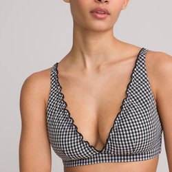 Foulard bikini-BH seersucker vichy LA REDOUTE COLLECTIONS image