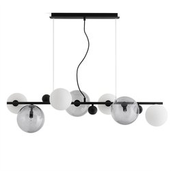 Suspension verre fumé et métal, Bullesco AM.PM image