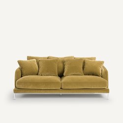 Divano compatto velluto Moderniste, design E. Gallina AM.PM image