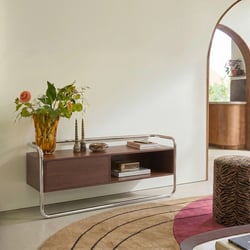 Meuble TV caisson 1 porte, largeur 120 cm, GIORGIO LA REDOUTE INTERIEURS image